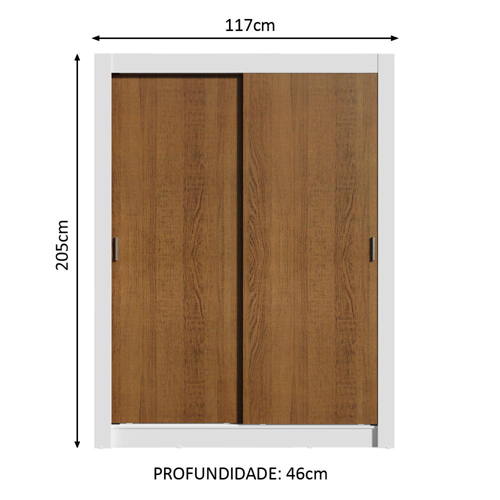 Guarda-Roupa Infantil Madesa Bento 2 Portas de Correr 2 Gavetas