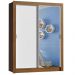 Guarda-Roupa Infantil Madesa Bento 2 Portas de Correr com Espelho 2 Gavetas
