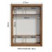 Guarda-Roupa Infantil Madesa Enzo 2 Portas de Correr - Rustic/Branco