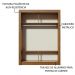 Guarda-Roupa Infantil Madesa Enzo 2 Portas de Correr - Rustic/Branco