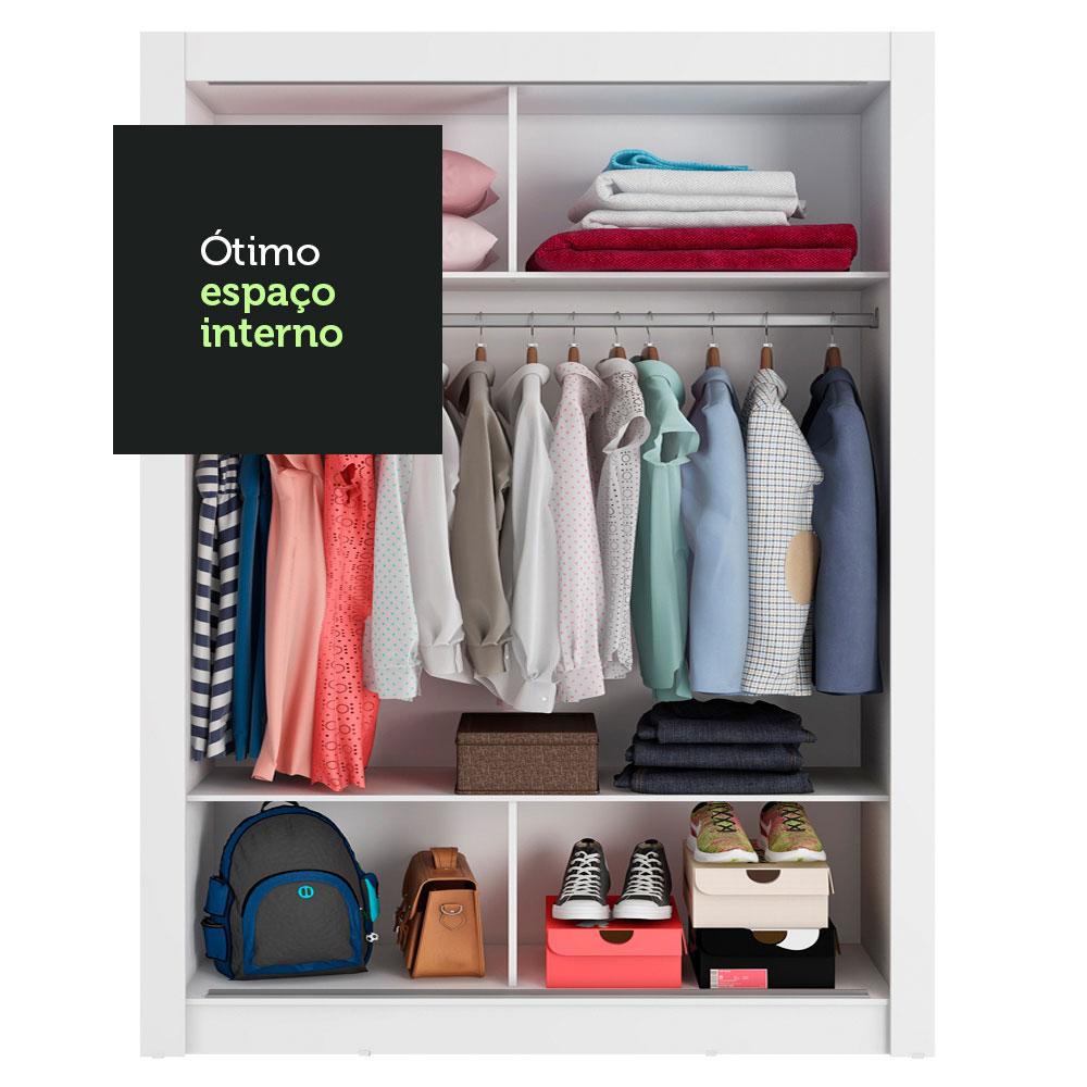 Guarda-Roupa Infantil Madesa Enzo 2 Portas de Correr com Espelho