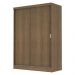 Guarda-Roupa Infantil Madesa Nick 2 Portas de Correr - Rustic