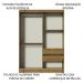 Guarda-Roupa Infantil Madesa Nick 2 Portas de Correr - Rustic