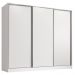 Guarda Roupa Juvenil 100% MDF Madesa Kevin 3 Portas de Correr - Branco