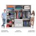 Guarda Roupa Juvenil 100% MDF Madesa Kevin 3 Portas de Correr com Espelho - Branco