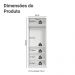 Guarda-Roupa Modulado 2 Portas 4 Prateleiras 1 Cabideiro Branco Neo Madesa