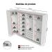 Guarda-Roupa Modulado Neo + Guarda-Roupa Royale 3 Portas de Correr de Espelho Branco Madesa