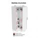 Guarda-Roupa Modulado de Canto 2 Portas Branco Neo Madesa