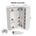 Guarda-Roupa Modulado de Canto 310 cm 5 Portas 2 Gavetas Branco Neo Madesa 02
