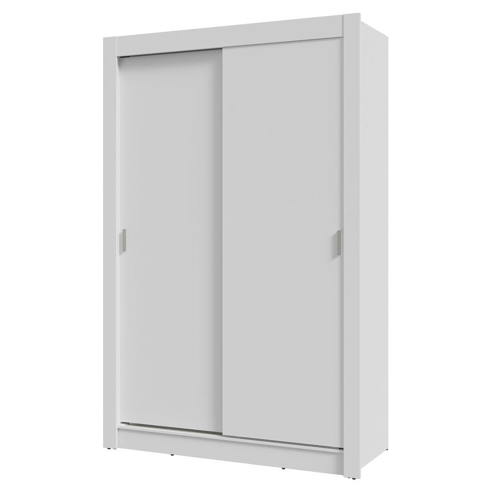 Guarda-Roupa Solteiro 2 Portas de Correr 4 Gavetas Branco Vivare Plus Madesa