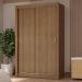 Guarda-Roupa Solteiro 2 Portas de Correr 4 Gavetas Rustic Vivare Plus Madesa