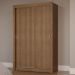 Guarda-Roupa Solteiro 2 Portas de Correr Rustic Milano Madesa