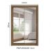 Guarda-Roupa Solteiro 2 Portas de Correr com Espelhos 4 Gavetas Rustic Vivare Plus Madesa