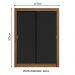 Guarda-Roupa Solteiro Madesa Dallas Plus 2 Portas de Correr 4 Gavetas