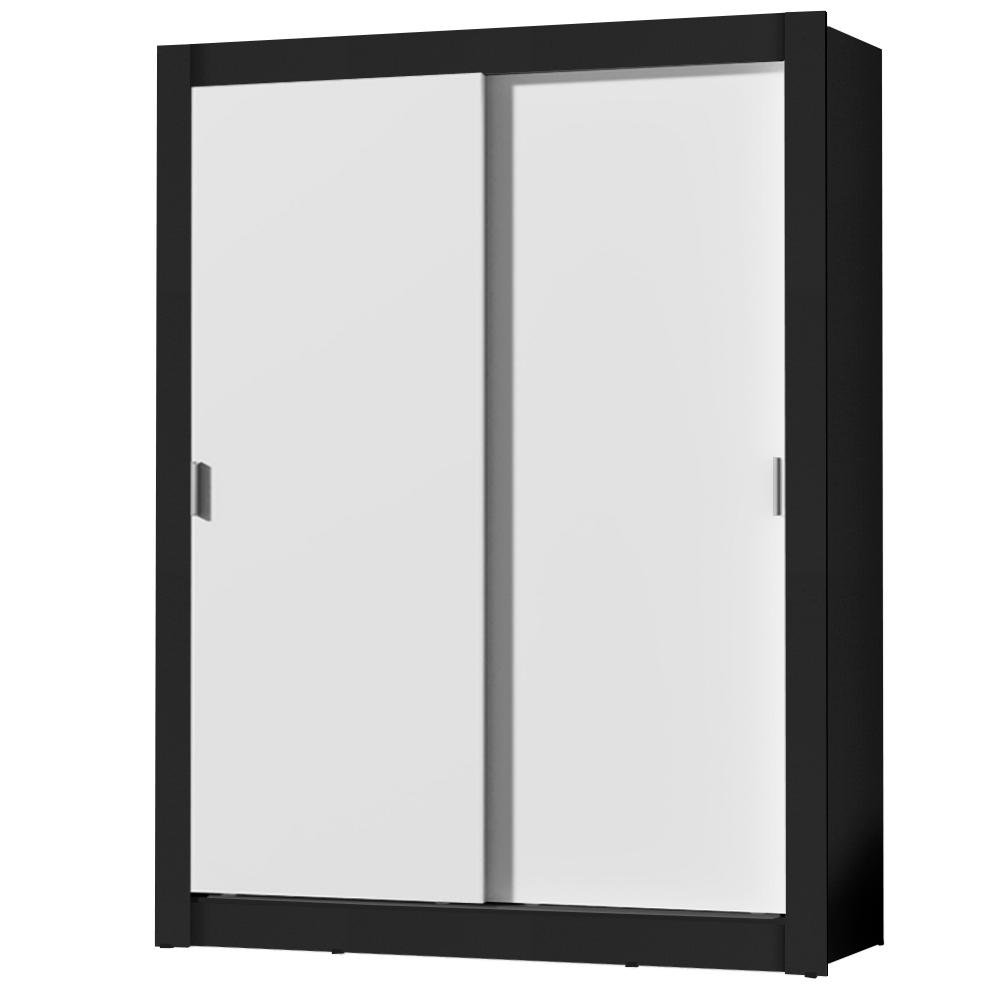 Guarda-Roupa Solteiro Madesa Dallas Plus 2 Portas de Correr 4 Gavetas