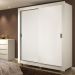 Guarda-Roupa Solteiro Madesa Dallas Plus 2 Portas de Correr 4 Gavetas com Pés - Branco
