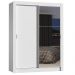 Guarda-Roupa Solteiro Madesa Dallas Plus 2 Portas de Correr com Espelho 4 Gavetas - Branco