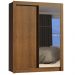 Guarda-Roupa Solteiro Madesa Dallas Plus 2 Portas de Correr com Espelho 4 Gavetas - Rustic