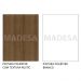 Guarda-Roupa Solteiro Madesa Dallas Plus 2 Portas de Correr com Espelho 4 Gavetas com Pés - Rustic/Branco