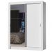 Guarda-Roupa Solteiro Madesa Denver 2 Portas de Correr com Espelho - Branco