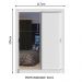 Guarda-Roupa Solteiro Madesa Denver 2 Portas de Correr com Espelho - Branco