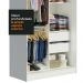 Guarda-Roupa Solteiro Madesa Tokio 2 Portas de Correr 2 Gavetas - Branco