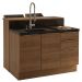 Ilha de Cozinha com Bancada e Balcão 120 cm Rustic Stella Madesa