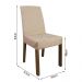 Kit 2 Cadeiras de Jantar 4255 Madesa - Rustic/Imperial