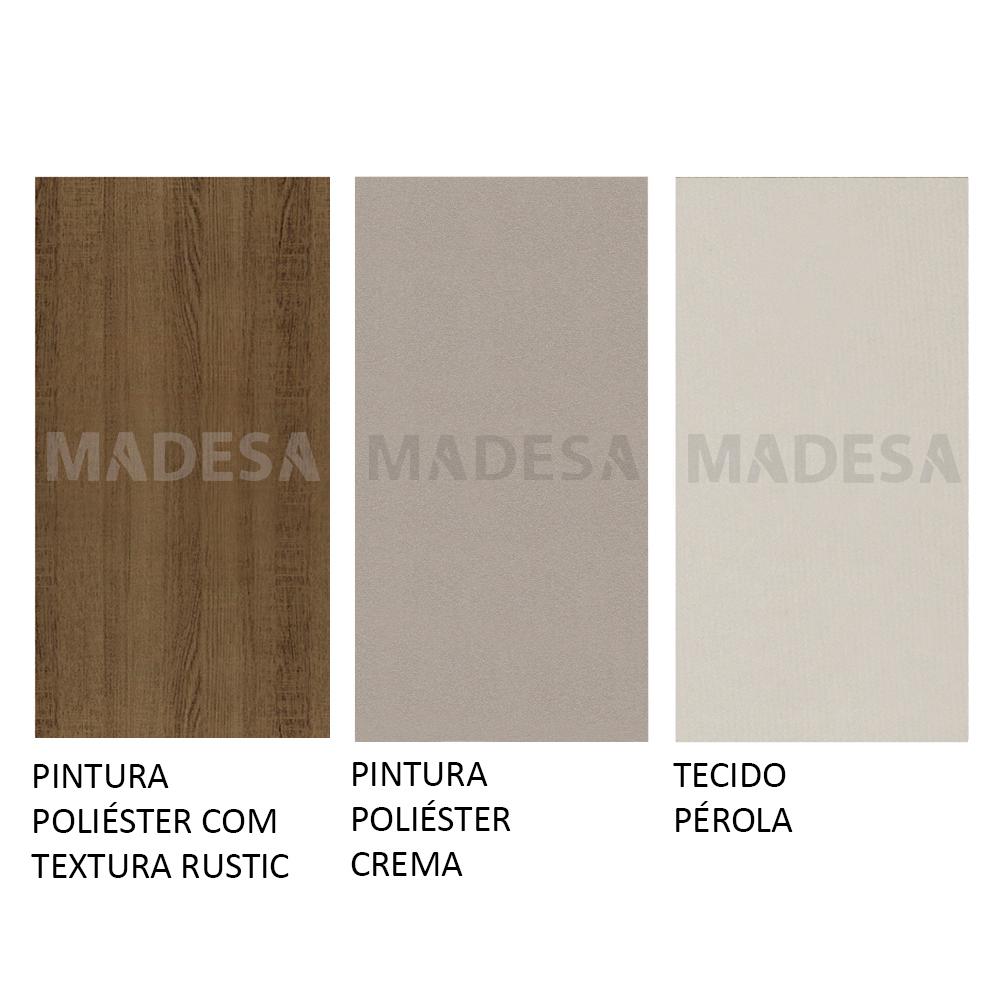 Kit 2 Cadeiras de Jantar 4280 Madesa Rustic/Crema/Pérola