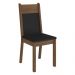 Kit 2 Cadeiras de Jantar 4280 Madesa Rustic/Preto
