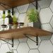 Kit 2 Prateleiras Suspensas para Cozinha Madesa 60 cm com Mão Francesa - Rustic