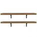 Kit 2 Prateleiras Suspensas para Cozinha Madesa 60 cm com Mão Francesa - Rustic