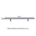 Kit 2 Prateleiras Suspensas para Cozinha Madesa 80 cm com Mão Francesa - Cinza