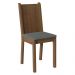 Kit 4 Cadeiras 4290 Madesa Rustic/Silver