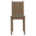Kit 4 Cadeiras 4290 Madesa Rustic/Silver