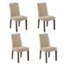Kit 4 Cadeiras de Jantar 4256 Rustic/Imperial Madesa