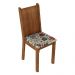 Kit 4 Cadeiras de Jantar 4290 Madesa Rustic/Hibiscos