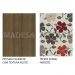 Kit 4 Cadeiras de Jantar 4290 Madesa Rustic/Hibiscos