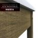 Kit 4 Cadeiras de Jantar 4290 Madesa Rustic/Hibiscos