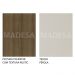 Kit 4 Cadeiras de Jantar 4290 Madesa Rustic/Pérola