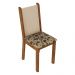 Kit 4 Cadeiras de Jantar 4291 Madesa Rustic/Crema/Bege Marrom