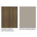 Kit 6 Cadeiras 4291 Madesa - Rustic/Crema/Bege Marrom