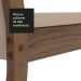 Kit 6 Cadeiras de Jantar 4291 Madesa Rustic/Crema/Pérola