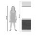 Kit Armário de Cozinha 60 cm 100% MDF 2 Portas e 1 Suspensa Branco Smart Madesa