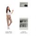 Kit Armário de Cozinha 60 cm 100% MDF 2 Portas e 1 Suspensa Com Tampo Branco/Rustic/Crema Smart Madesa