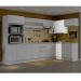Kit Armário de Cozinha de Canto 100% MDF 2 Portas e Nicho Branco Smart Madesa