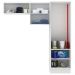 Kit Área De Serviço Madesa Acordes 100% MDF com 2 Armários e Torre - Portas Branco Brilhante