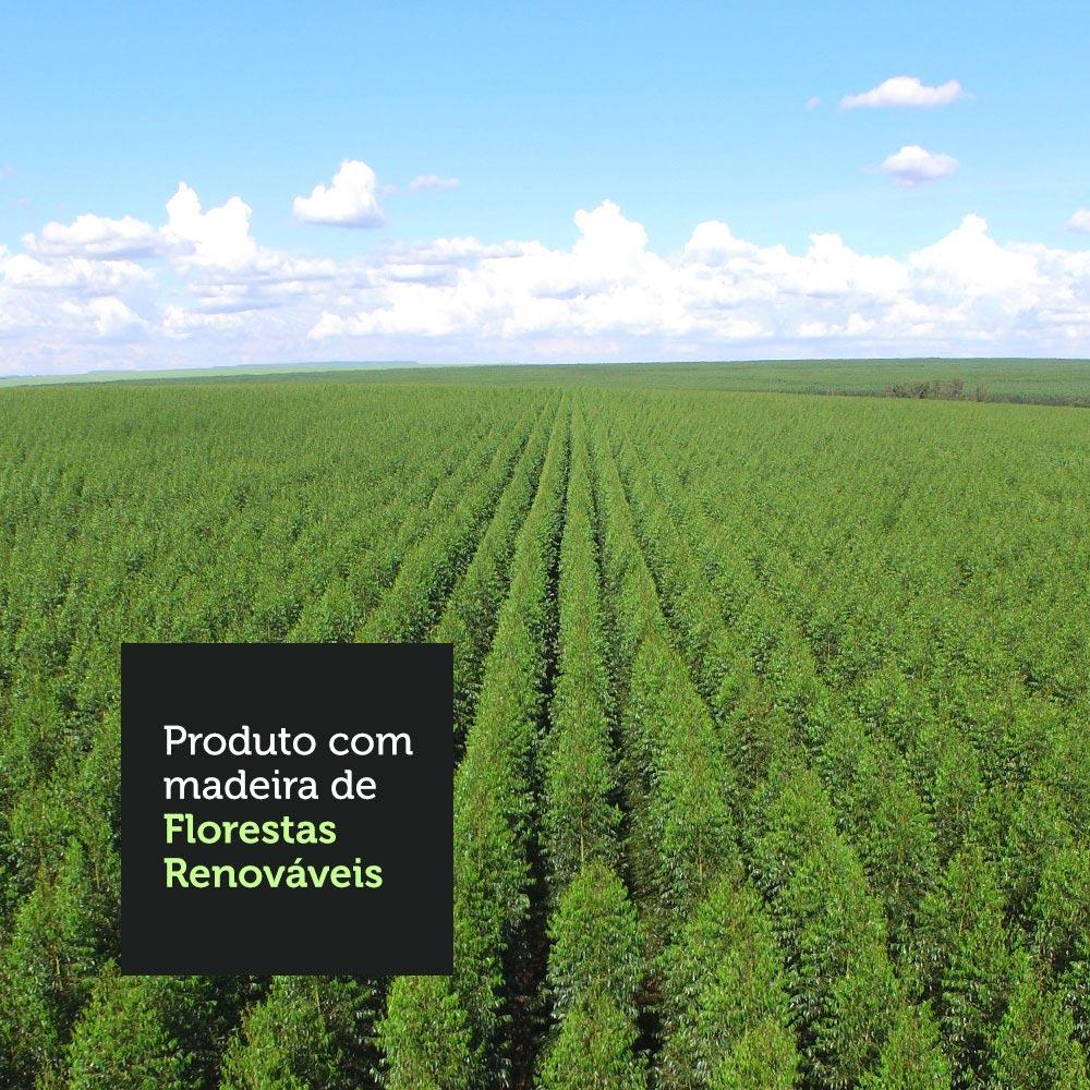 Kit Área De Serviço Madesa Acordes 100% MDF com Armário, Balcão e Torre - Portas Branco Brilhante