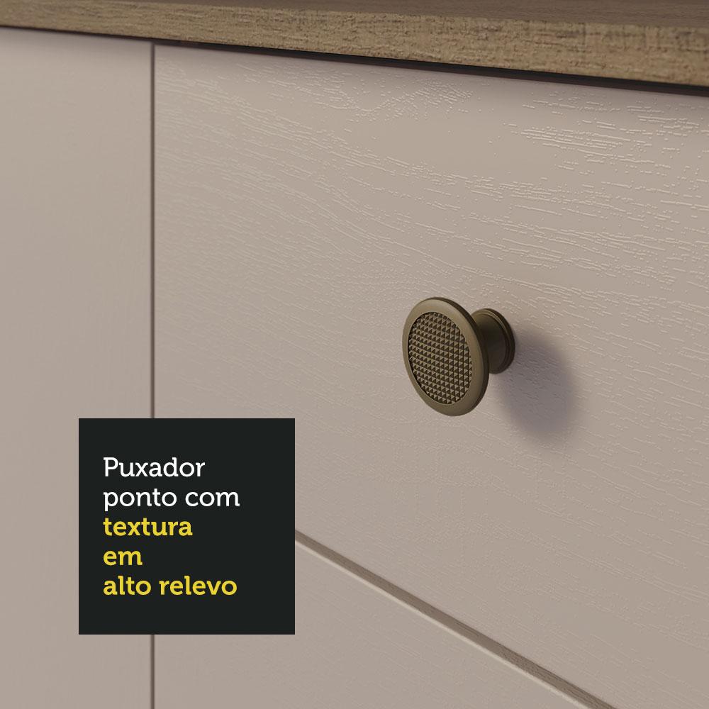 Kit Área de Serviço Lavanderia 235cm Rustic/Crema Gourmet Madesa