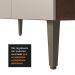 Kit Área de Serviço Lavanderia 235cm Rustic/Crema Gourmet Madesa